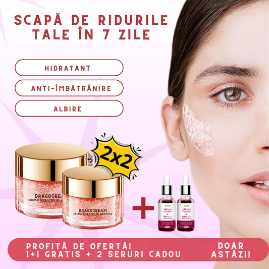 DragoCream | Aceeași piele, dar cu 10 ani mai tânără! | 2x2 doar astăzi