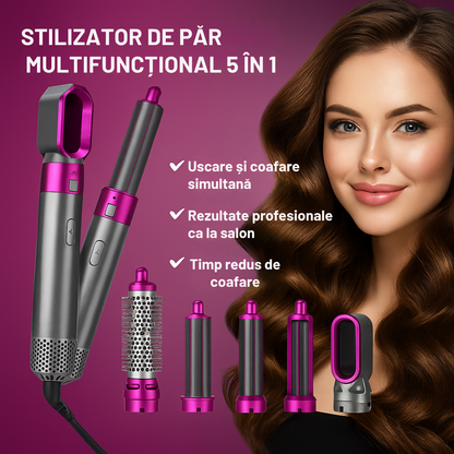 AirStyler 5 în 1 – Coafare rapidă, volum și strălucire în fiecare zi!