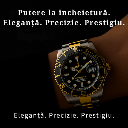 Ceas de Lux Stil Elvețian - Eleganță Clasică și Performanță Subacvatică (Rascunho)