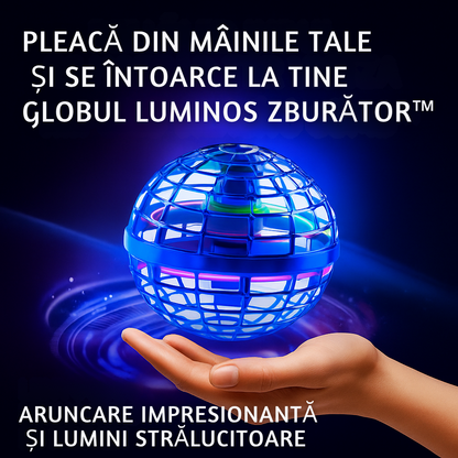 FlyBall – Mini Dron Plutitor cu Lumină LED și Senzor de Mișcare