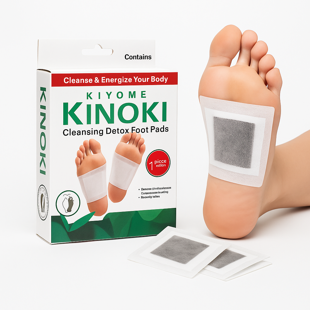 Natural Kinoki – Set 10 Plasturi Detox pentru Revitalizare și Energie