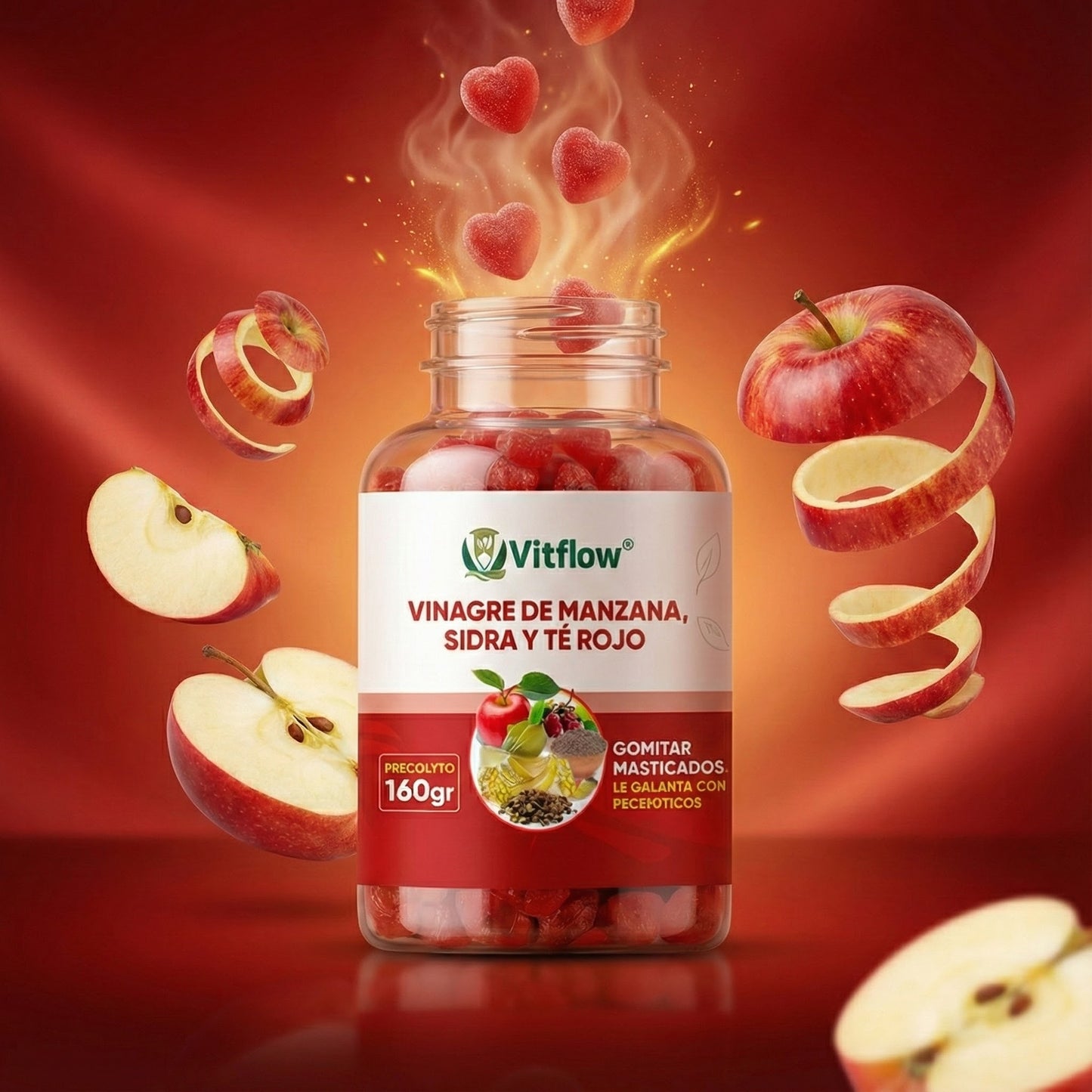 PureCider Boost – Gummies cu Oțet de Mere pentru Detox