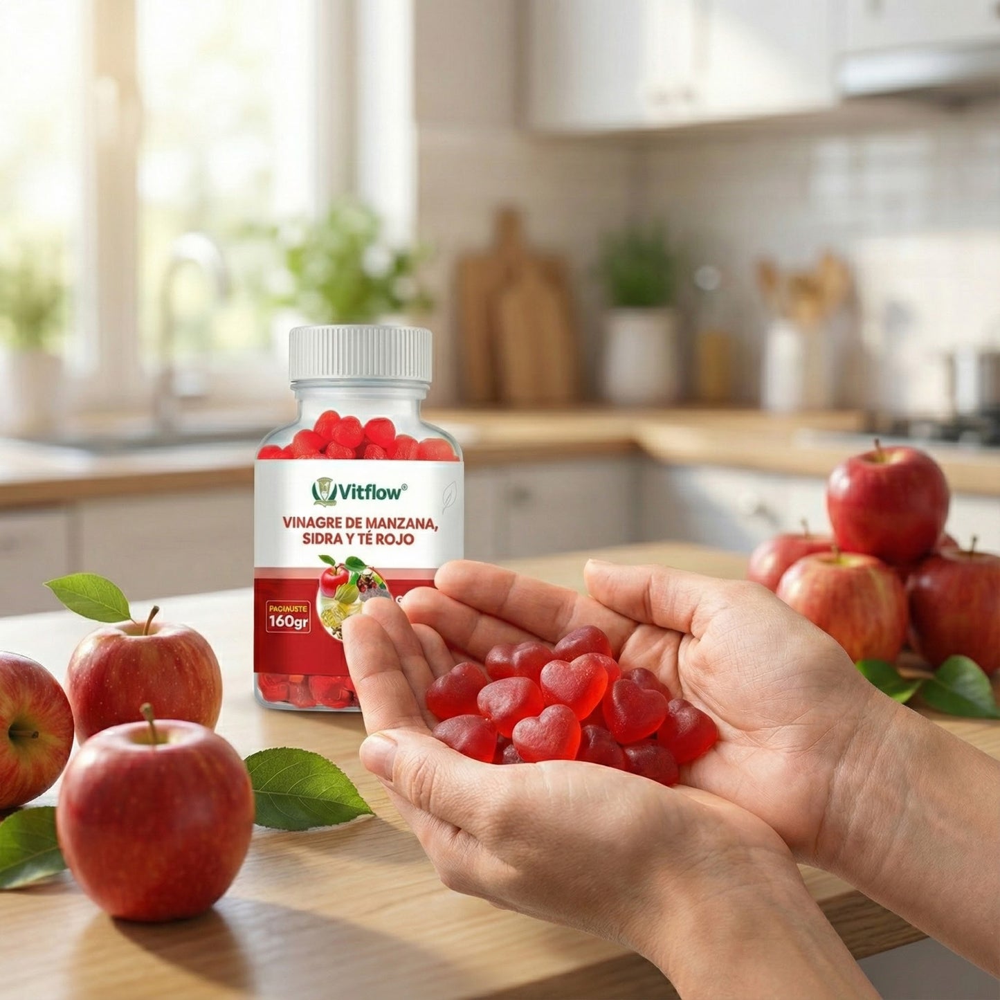 PureCider Boost – Gummies cu Oțet de Mere pentru Detox