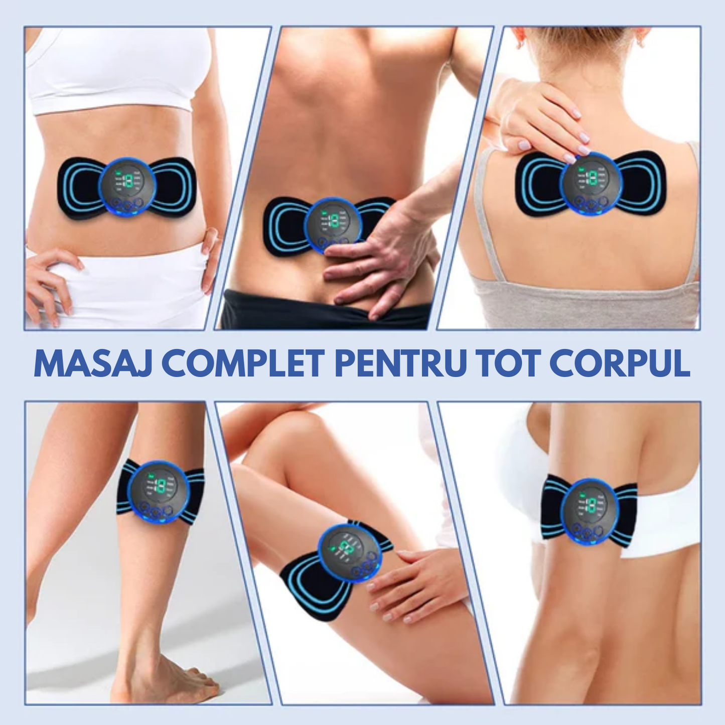 Pachet Promo 1+1: Stimulator Electric + Aparat de Masaj pentru Picioare