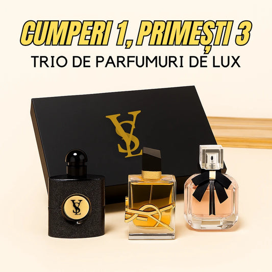 Ofertă Exclusivă: Set 3 Parfumuri Yves Saint Laurent – Arome de Lux, Cadoul Perfect