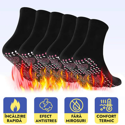 WarmSocks – Șosete Încălzite pentru Confort Maxim {2 Perechi}
