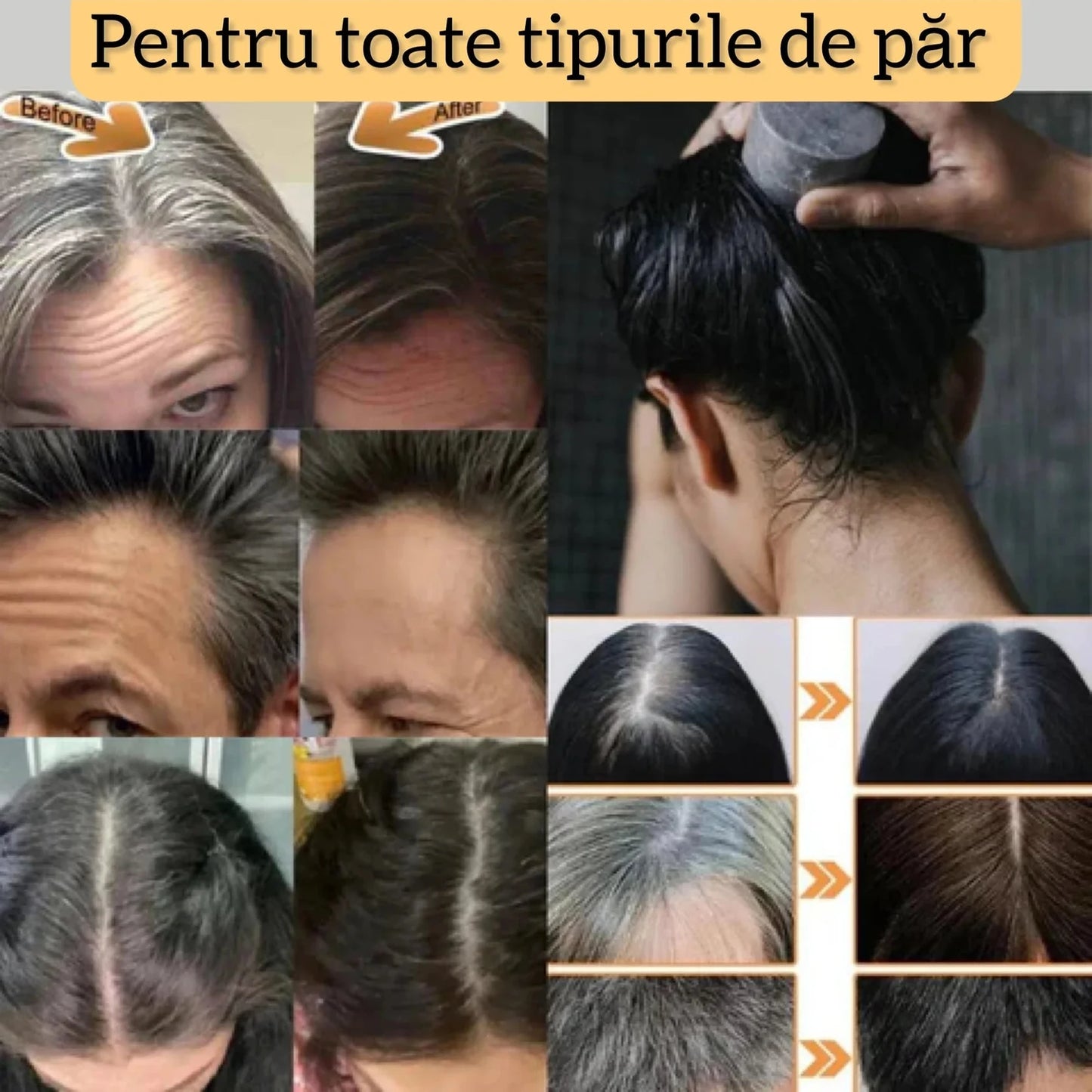 ClackCover - Săpunul Pentru Părul Gri, Natural Si Eficient