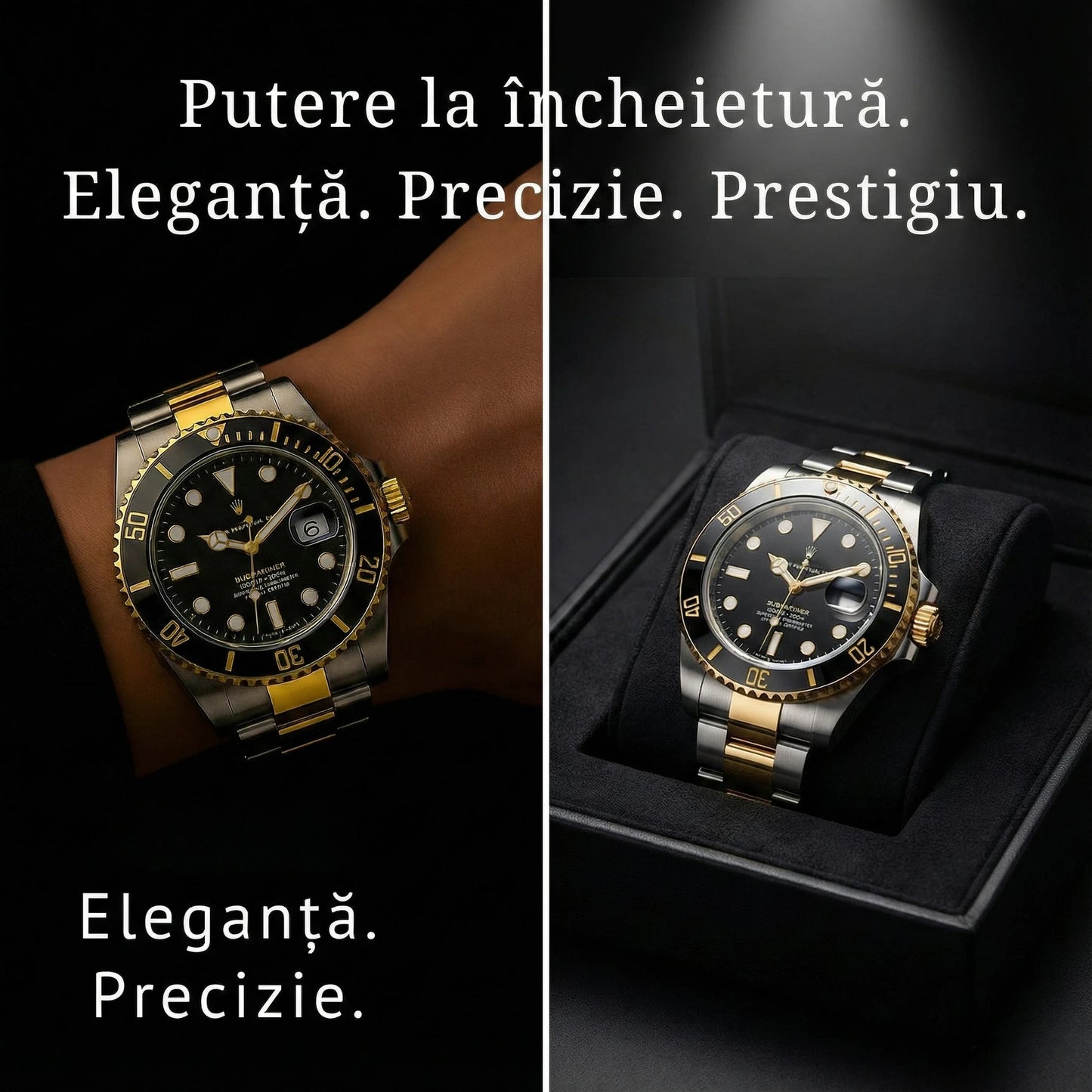 Ceas de Lux Stil Elvețian - Eleganță Clasică și Performanță Subacvatică