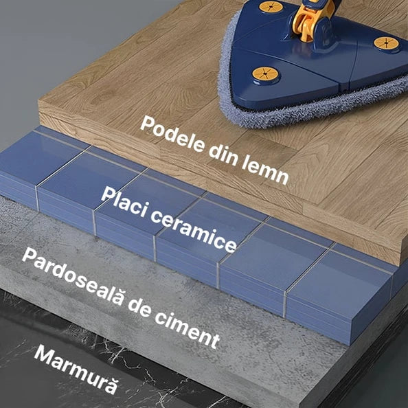 Mop Rotativ 360° pentru Curățenie - Imagen 3