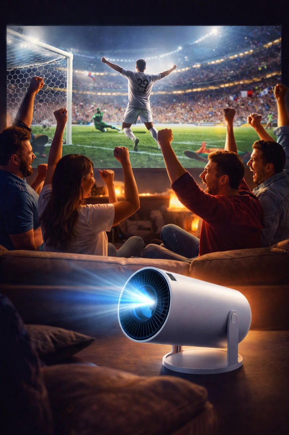 Proyector HY300 con Lente de Vidrio - Imagen 6